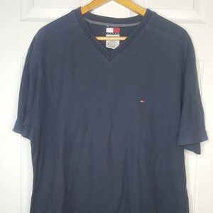Vintage Tommy Jeans V-Neck Shirt - Men's Large